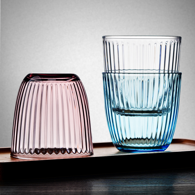 Italian imported glass household set ins Nordic simple heat-resistant drinking cup juice making tea cup