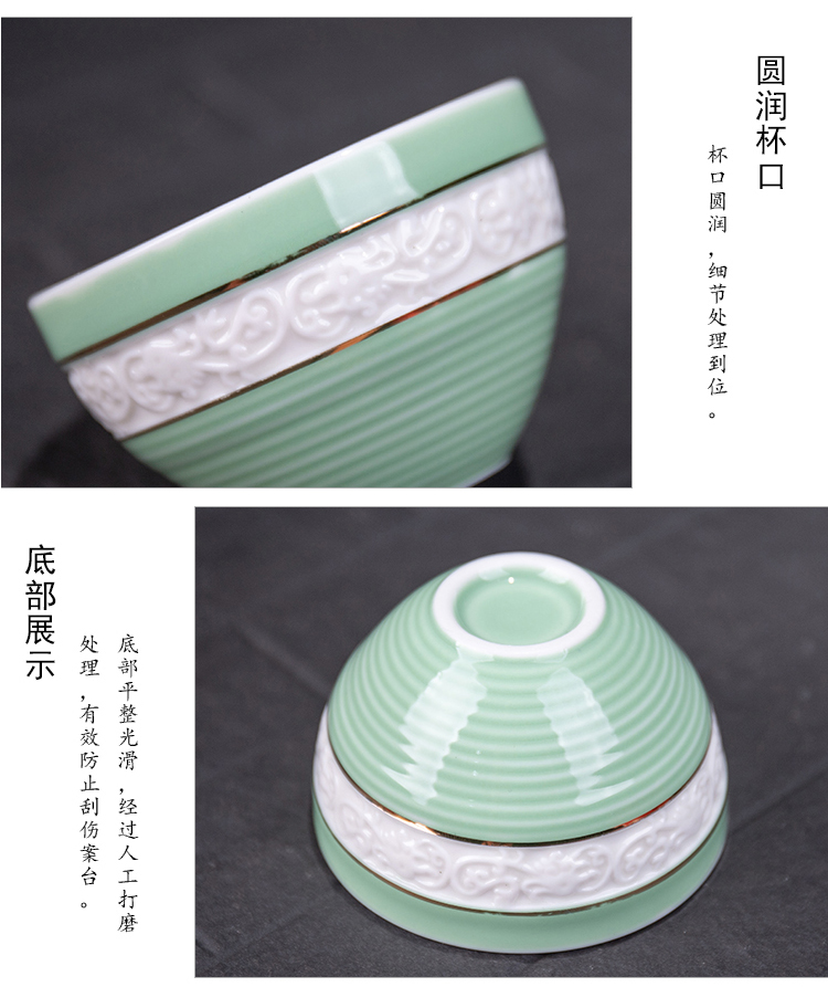 Ya xin company hall ceramic cup to crack a pot of a single portable travel tea tea set gift giving women the name plum blossom put