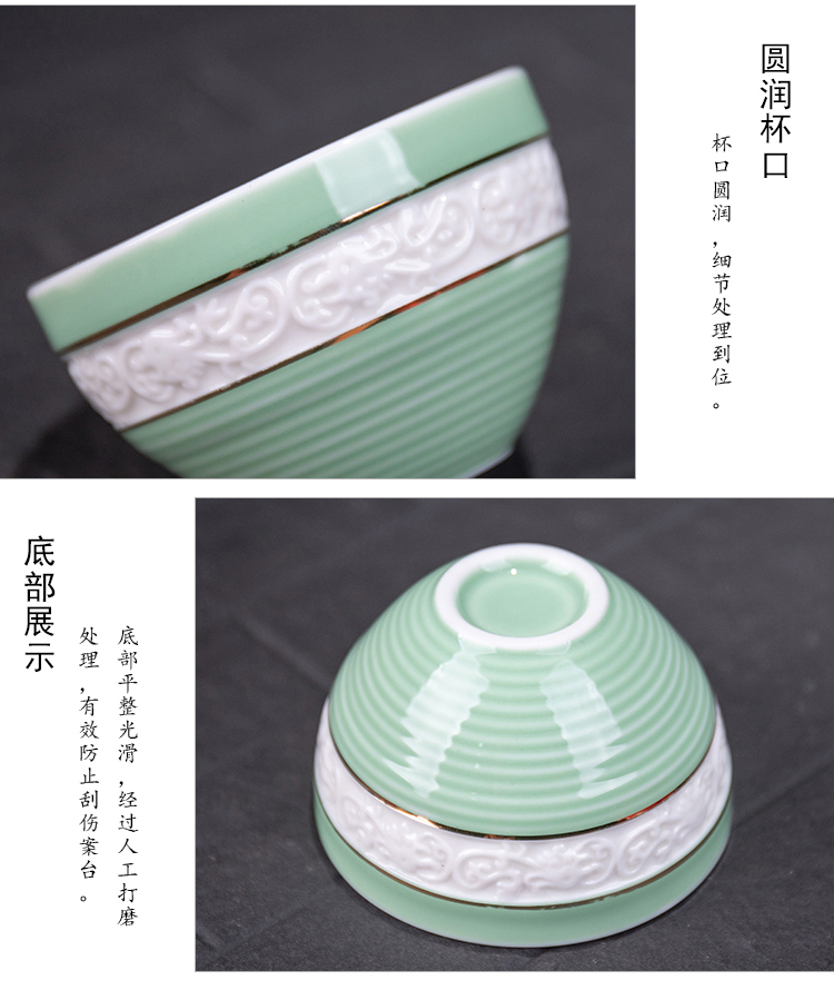 Ya xin company hall ceramic cup to crack a pot of a single portable travel tea tea set gift giving women the name plum blossom put