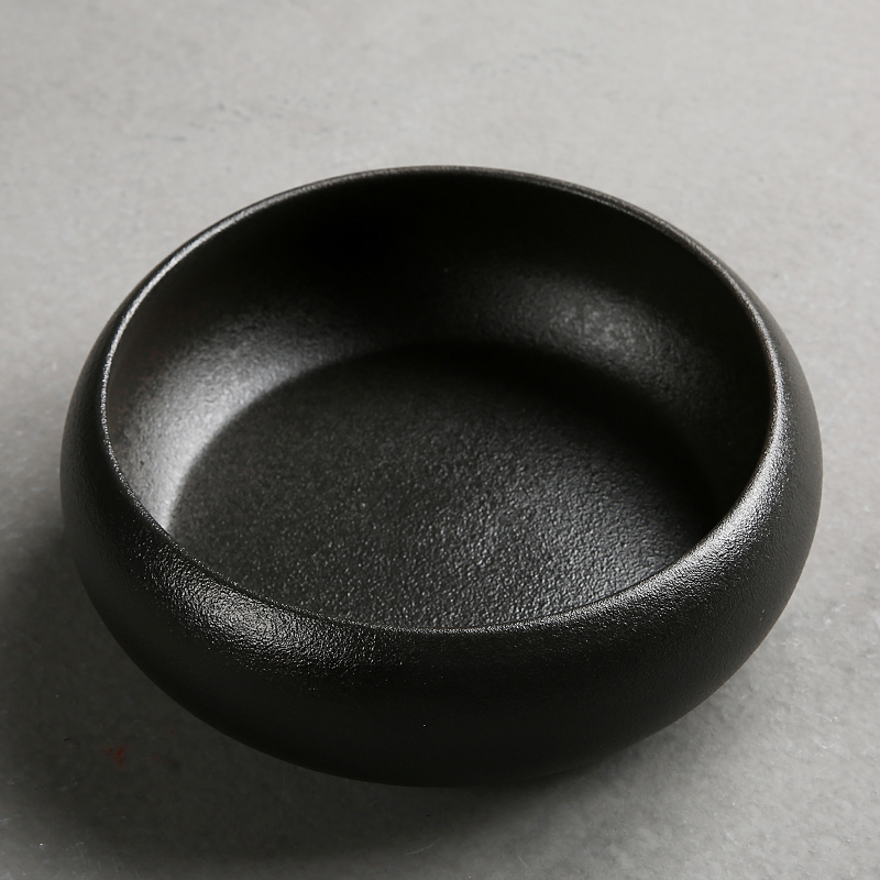 Jasmine tea to wash the black pottery zen kung fu tea set, tea tray accessories tea purple black tea for wash bath water