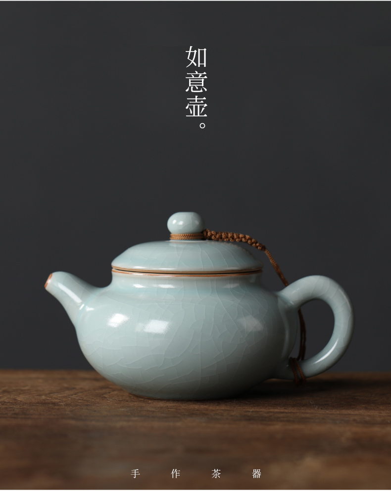 Ya xin ru up kung fu tea set suits for your porcelain cup teapot master cup tureen ceramic household sample tea cup set