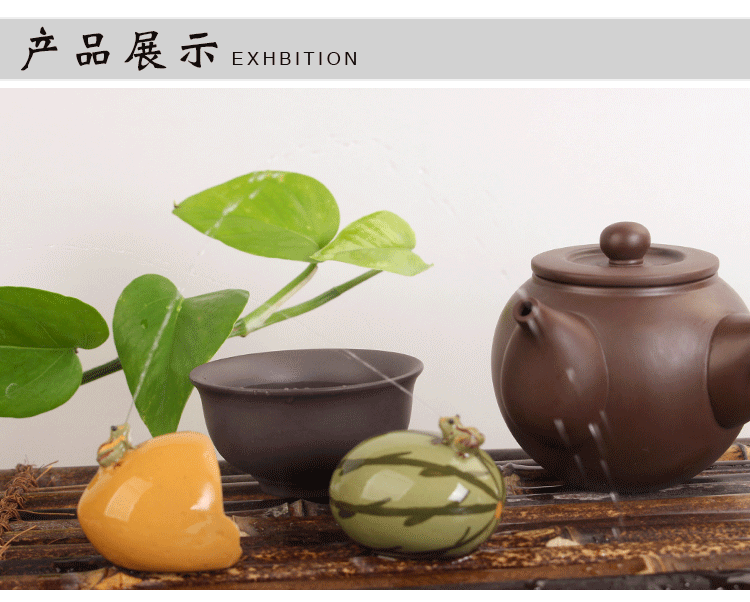 Ya xin company hall yixing it move play creative hand - made tea to tea pet furnishing articles watermelon water frog