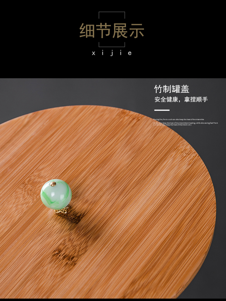 Ya xin company hall glass tea box of multilayer superposition of white tea pu 'er tea cake frame the receive ceramic tea pot