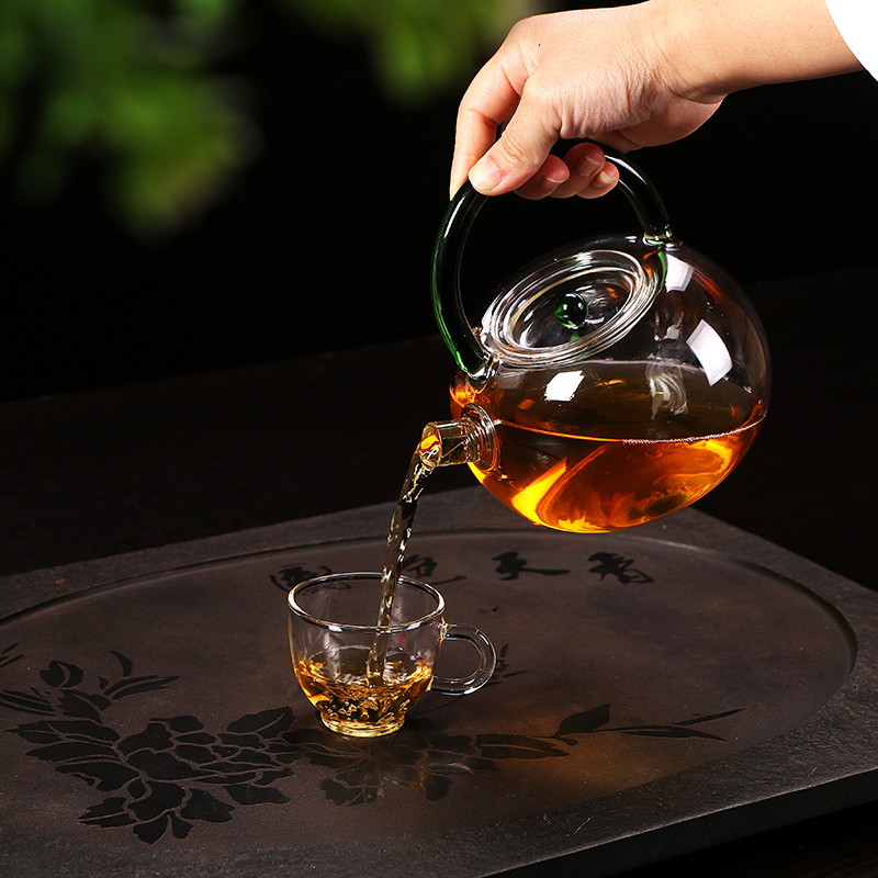 Ya xin Japanese cooking ware ceramic electric TaoLu heat - resistant glass tea kettle black tea scented tea tea set the teapot