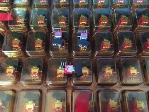 Taiwan waterproof rocker switch boat switch second-speed elbow button switch Deli Wei