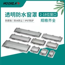 Outdoor Plastic Transparent Window Distribution Box Switch Waterproof Cover Electrical Splash-Proof Circuit Breaker Cover 2-Position to 18-Position
