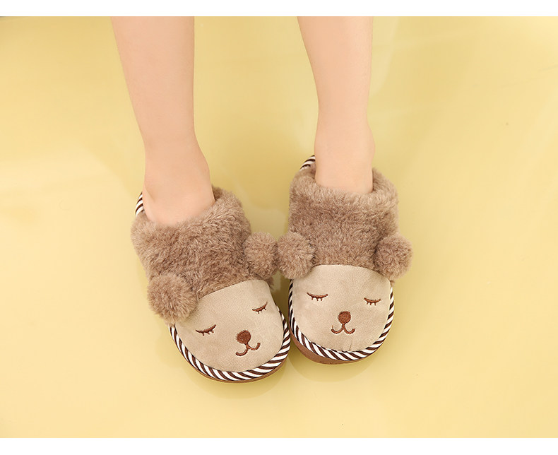 Pantoufles enfants en suède pour hiver - semelle Melaleuca - Ref 1016108 Image 40