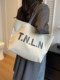 High-End Large-Capacity Canvas Bag for Women 2026 New Shoulder Bag Casual Versatile Tote Bag Work Commute Bag