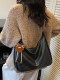 2026 New Style Lazy Chic High-End Bag Women's Fashion Versatile Commuting Large Capacity Retro Shoulder Crossbody Bag