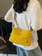 This Year's Popular Canvas Bag 2025 New Trendy Fashion Single Shoulder Crossbody Bag Women's Work Clothing Simple Versatile Small Backpack