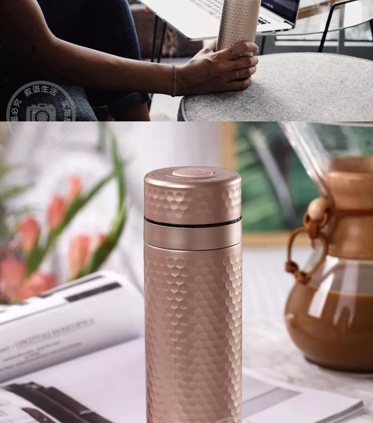 Do Tang Xuan porcelain stone office cup 304 stainless steel vacuum keep - a warm glass cup with ceramic tank