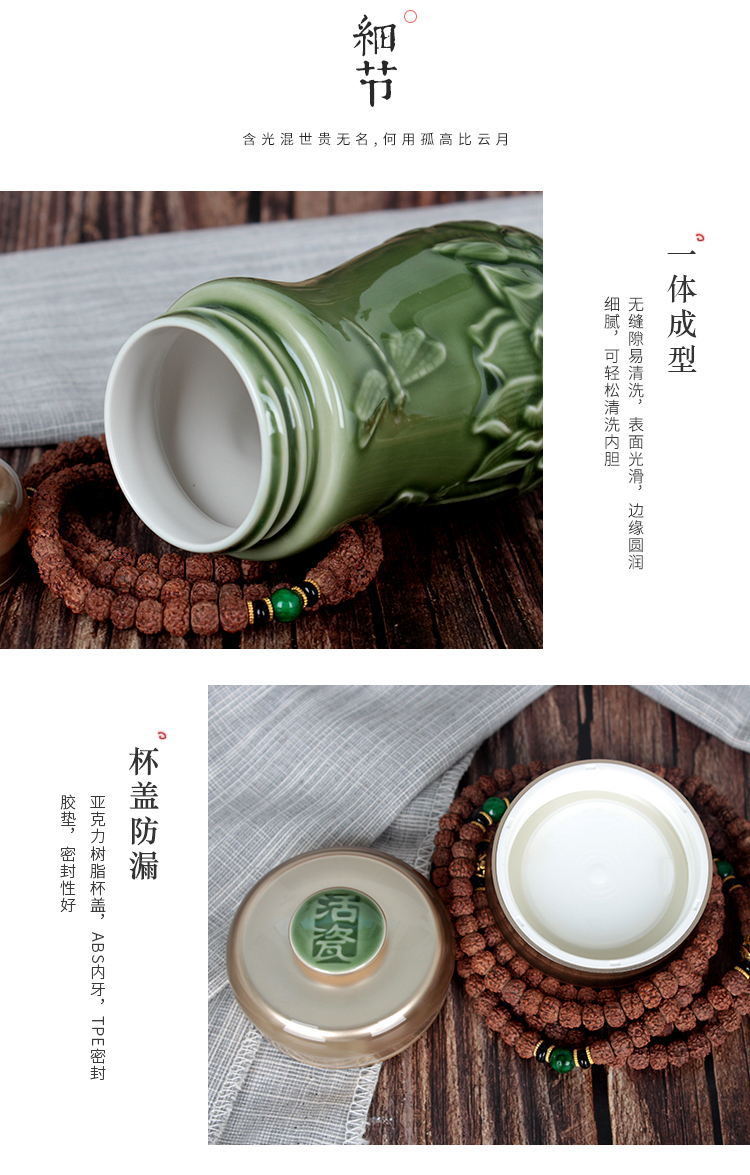 Little dragonfly summer lotus monolayer had done Tang Xuan stoneware keller cup cup ceramic cup to difference fine gifts
