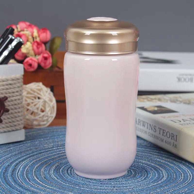 Dry Tang Xuan porcelain cup live happiness curve in the monolayer 360 ml cup creative ceramic cups of water glass gift boxes