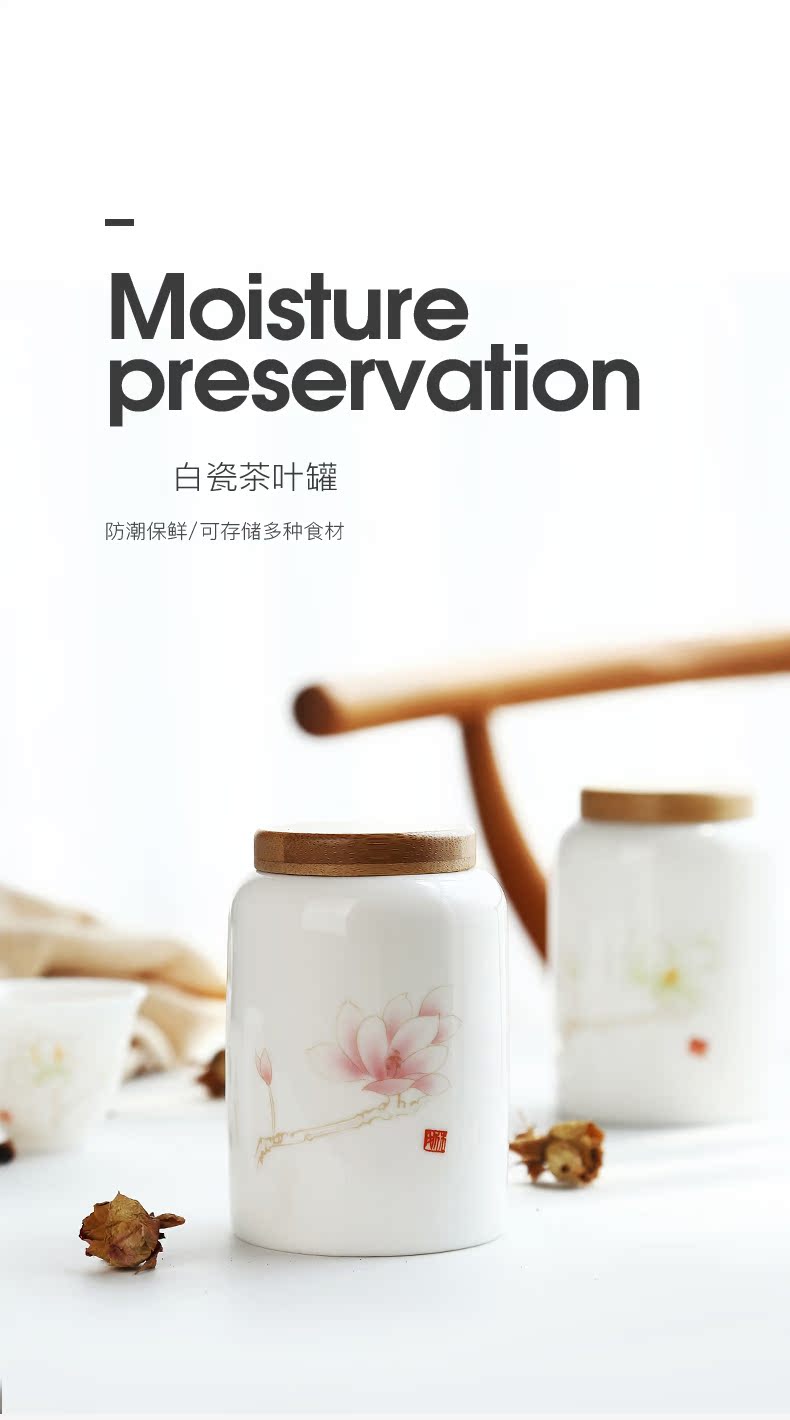 Tea packaging sealed ceramic Tea boxes of Tea caddy fixings storehouse mini portable travel storage tank pu - erh Tea POTS