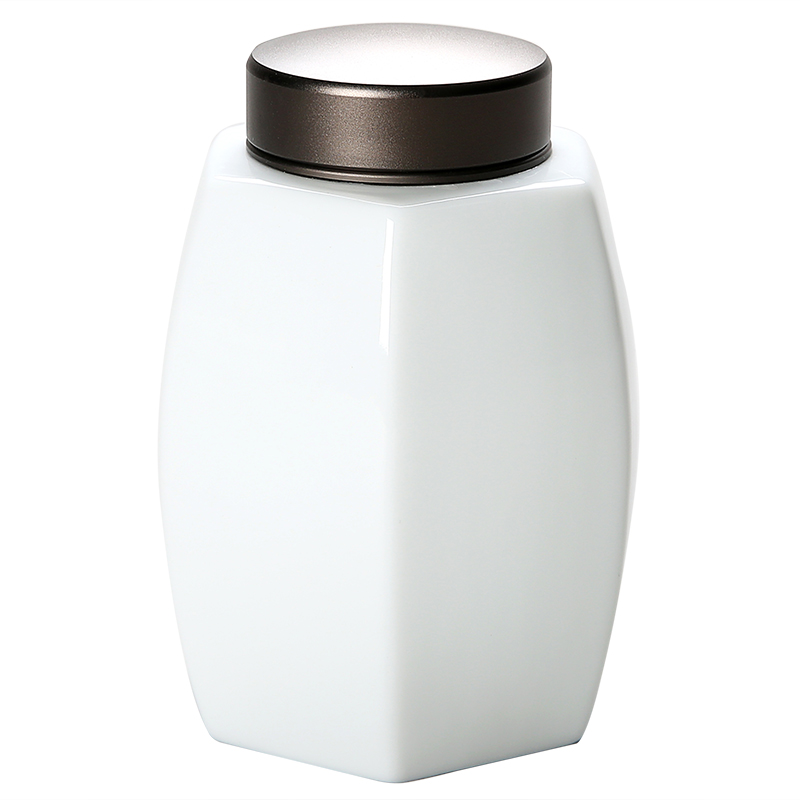 Ceramic tea pot home seal storage tank tin cover save POTS of tea packaging trumpet pu - erh tea POTS