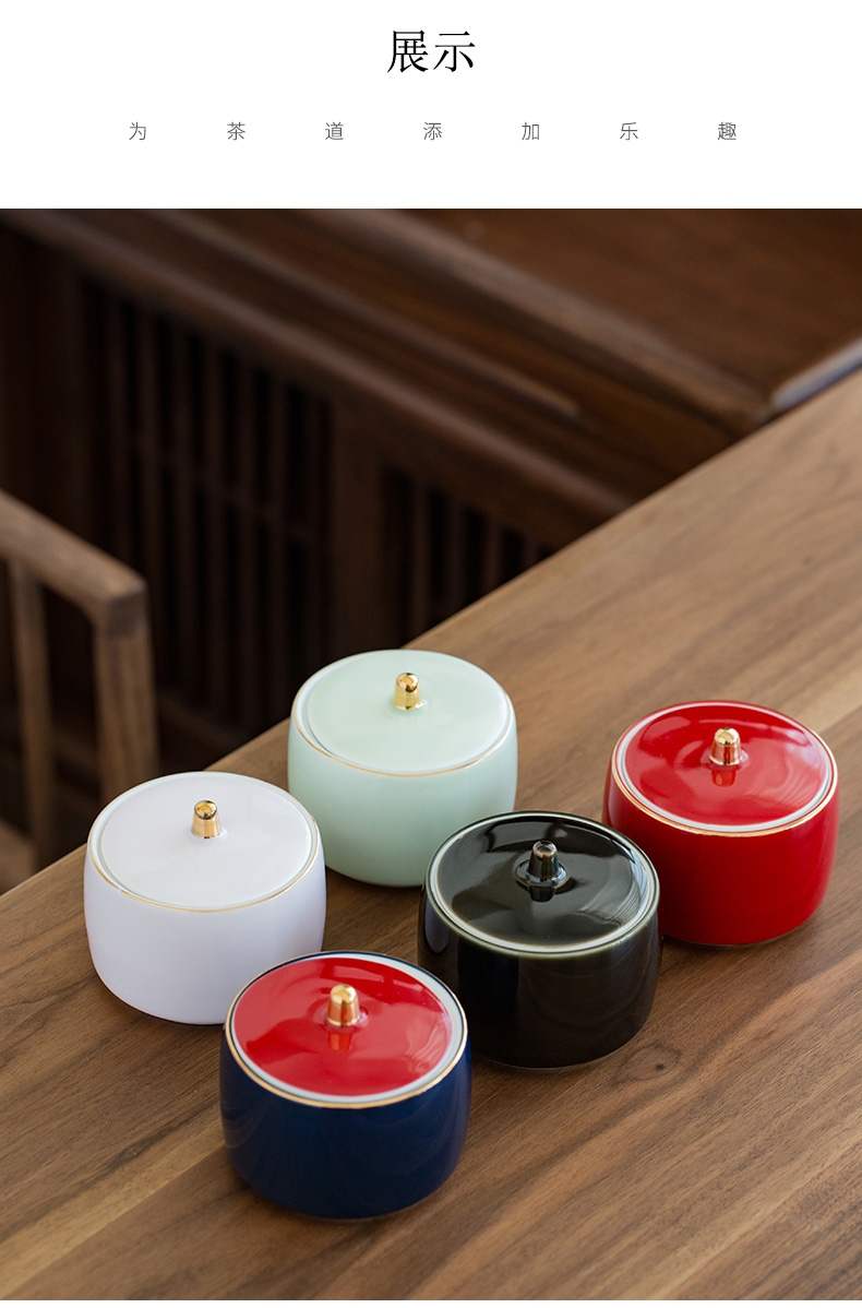To the as porcelain and moving ceramic seal pot home portable mini tea caddy fixings warehouse small pu 'er tea boxes