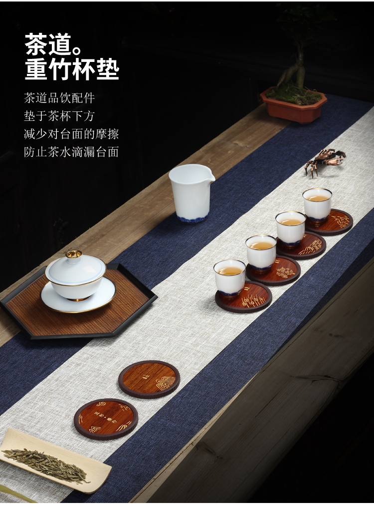 To the as porcelain and moving coasters tea bamboo mat zen ideas insulation prevent hot cup kung fu tea accessories