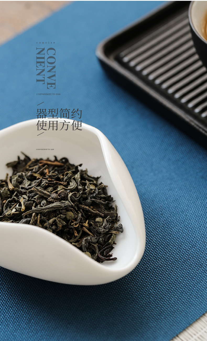 To the as porcelain and white porcelain tea holder, ceramic checking reward the suet jade kung fu tea tea tea tea taking of spare parts