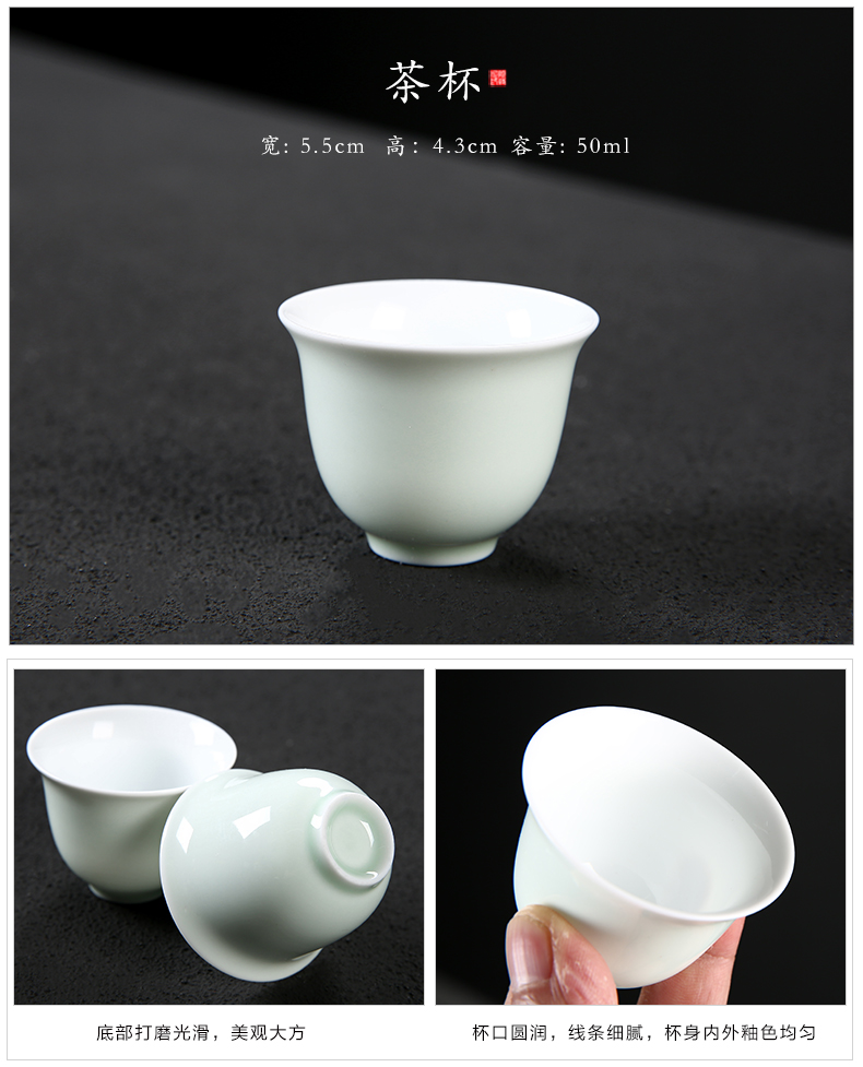 Travel tea set suit portable package crack cup a pot of two glass ceramic is suing tourism kung fu tea set custom LOGO