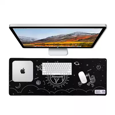 finerworld mouse pad oversized original space design table pad Gaming thickened office large keyboard pad