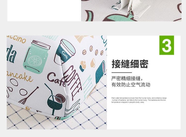áo trùm máy giặt chống nước Cửa hàng bách hóa Tân Cương Hộ gia đình Bao gồm nhà bếp Cách nhiệt che phủ thực phẩm Che gạo Che hộ gia đình Bụi phủ rau - Sản phẩm chống bụi 	vỏ bọc máy giặt loại dày