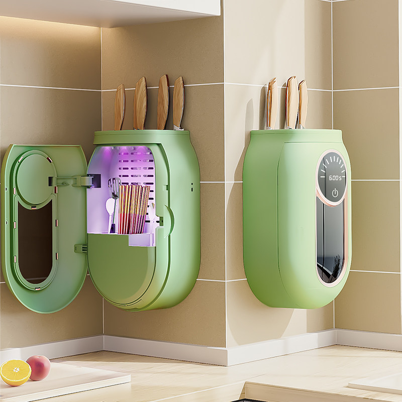 Disinfection chopstick cylinder Home sterilizer wall-mounted Kitchen Chopstick Cage Home 2021 New chopstick containing box