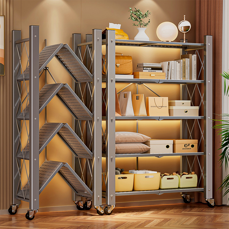 Canhelper Shelf Shelving Shelf Multilayer Ground Storage Express Home Depot Containing Removable Balcony Iron Racks-Taobao