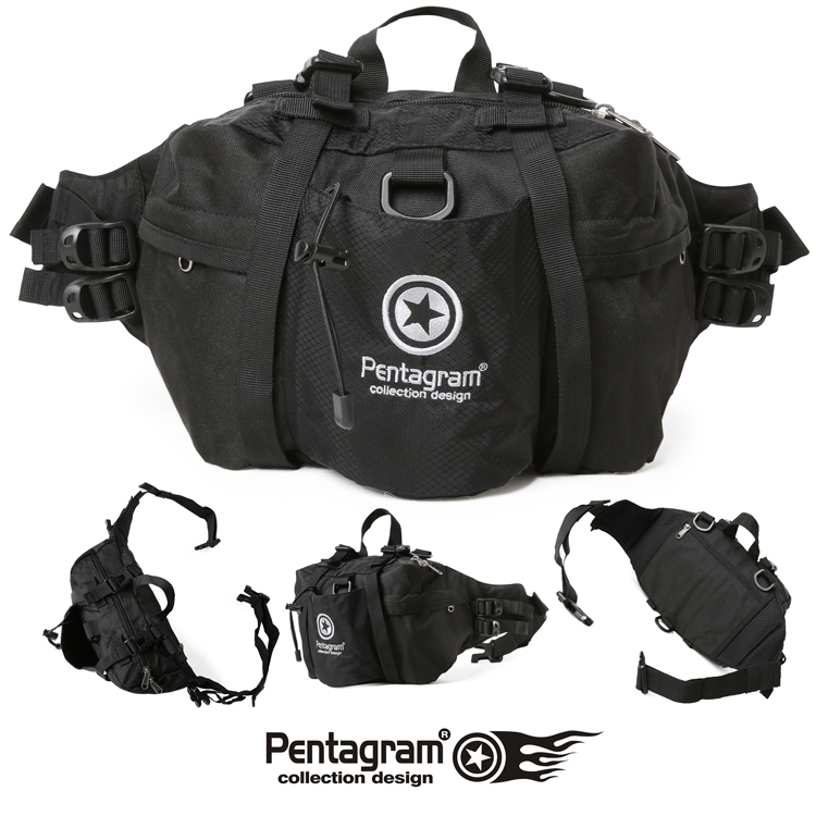 pentagram pentagram pentagram anti splash water three use diagonal satchel sports purse outdoor travel shoulder bag