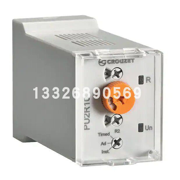 PU2R3 88867303 discontinued production with new PU2R10M replacement CROUZET time-lapse relay