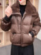 Super nice cotton outerwear 2026 new winter women's fashionable design fur collar warm thickened jacket popular style