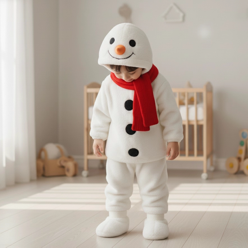 Christmas Clothes for Kidsren to Take Photos In, Cute Snowman Baby Christmas Theme Elements, Boys and Girls Suits