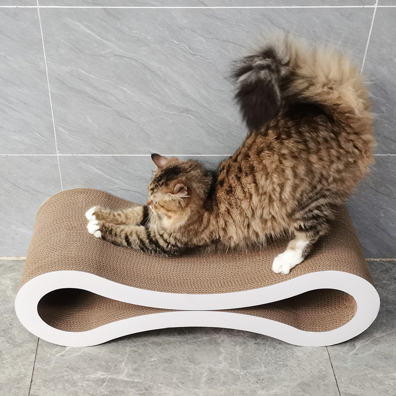 Icle Cat Scratching Board Cat Sofa 72cm Suitable for Ragdoll and Maine Coon, No Assembly Required, Reinforced Core Bb Can Support Standing People