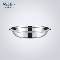 Kobo 304 stainless steel plate disc dish plate plate thickened plate creative household dish plate fish plate soup plate