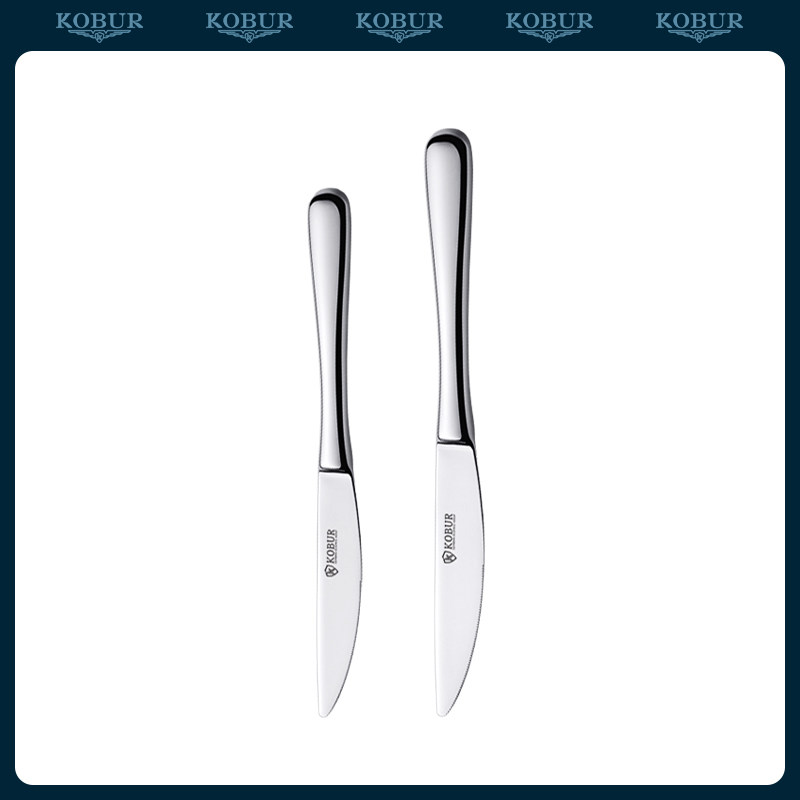 Copplatin deli series 420U6 stainless steel steak knife main dining knife sweet knife with sharp water grinding western dining cutter