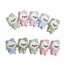 Mother and baby supplies Silicone Baby Toy Bites Bite animals small Bear tooth gum Silica Gel Grindle Bulk Beads