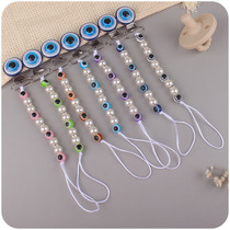 Baby Supplies Acrylic Pacifier Anti Drop Chain Blue Eyes Baby Pacifier Pacifier Chain Amazon New