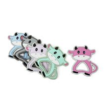 Mother-to-baby supplies food grade baby Anti-bite silicone Tooth Stick Silicone Cow Bites Bite Baby Tooth Gum Toy