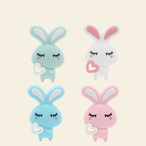 Manufacturer supplies silicone Tooth Gum Cartoon Rabbit Baby Bite Letooth Gum Mother & Baby Toy Customizable