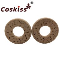 Baby beech grinding tooth bread appetites pacifier chain necklace childrens toys bite the tooth gum