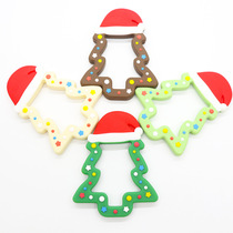 Amazon Creative Products Mother & Baby Supplies Baby Silicone Christmas Tree Tooth Gum Grindle Support Manufacturer Customised