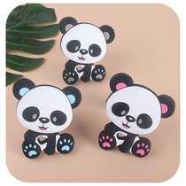 Baby Creative Toy Tooth Gum New Cartoon Panda Silicone Bites Tooth Grinding Tooth Rod Speed Selling Amazon Popcorn