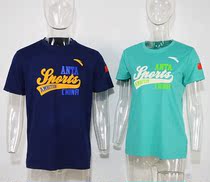 Anta sponsors the Chinese delegation National team men and women Summer collar breathable sweat absorption cotton short sleeve sports short T-shirt