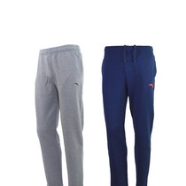 Anta sponsored the Chinese delegation national team Bright moon blue gray flower gray spring and autumn outdoor sports leisure knitted trousers