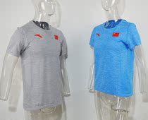 Anta sponsored by the Chinese delegation National team men summer fitness training high elastic sweat womens short sleeve T-SHIRT
