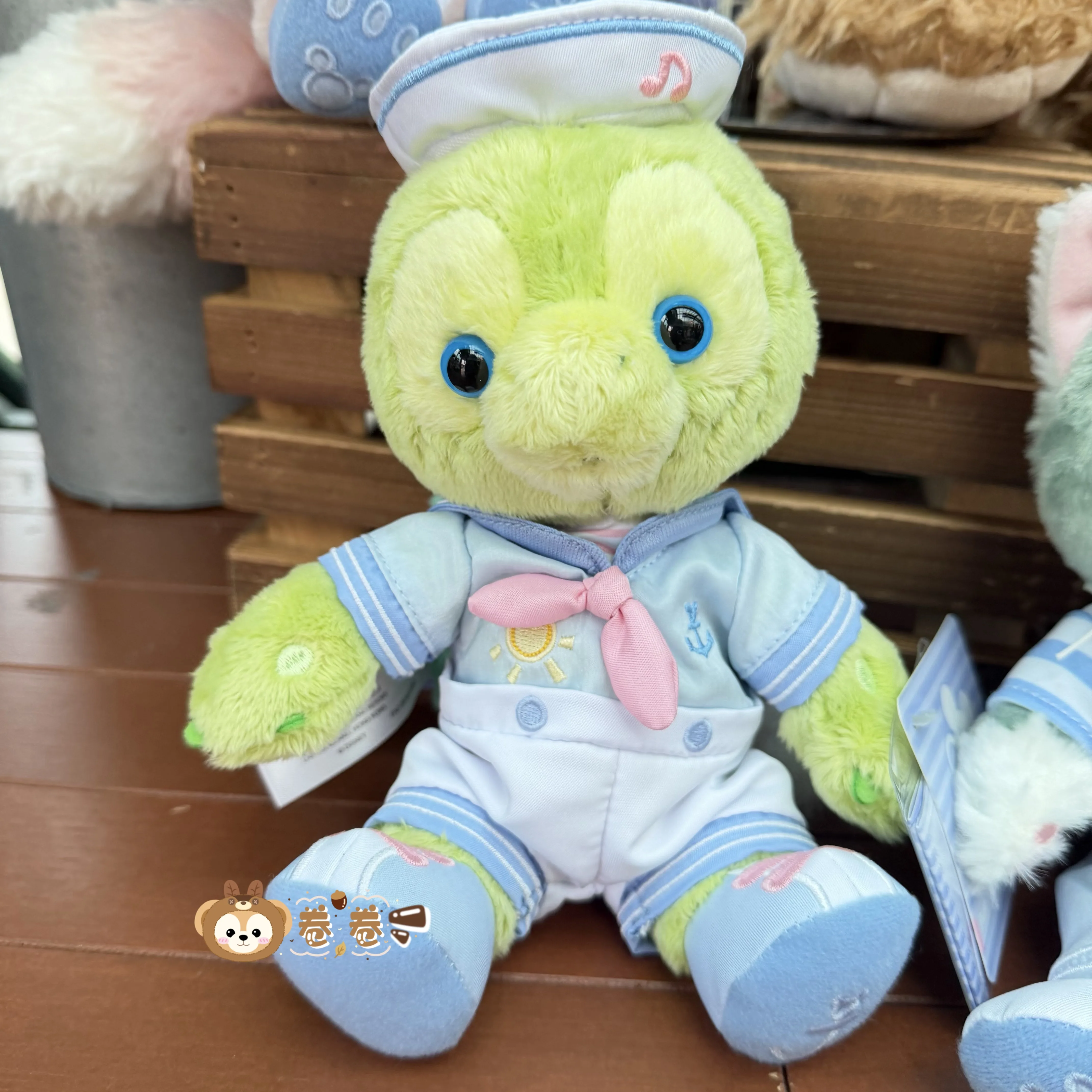 Гонконгский Disneyland Limited весенний набор отправляется Лина Белл Вафля Санта Подвеска плюшевая кукла Дюффи