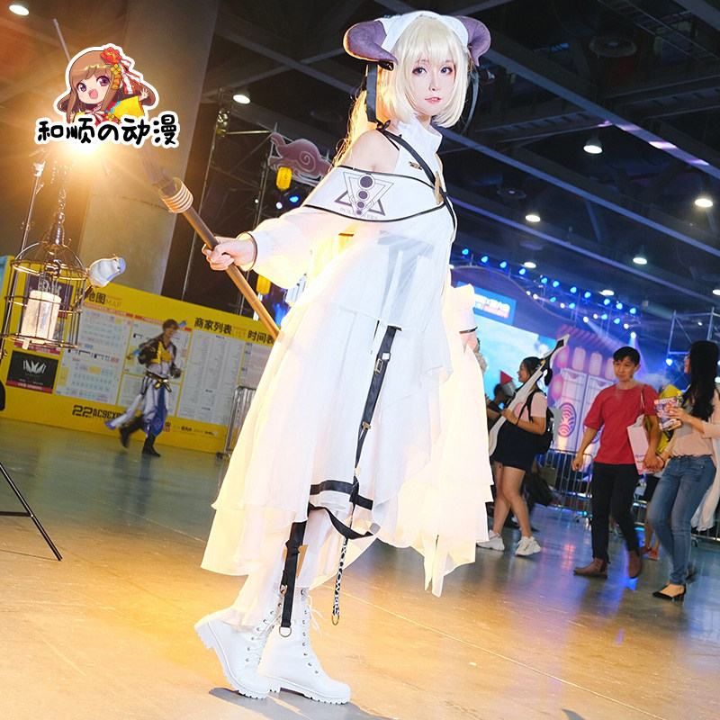 Heshun home spot tomorrow ark cos suit Chen sir Amia can angel Nightingale cosplay uniform set