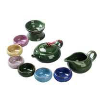 Ceramic Tea Set Kung Fu Tea Set Whole Tea Set Ice Crack Tea Cup Teapot Tea Set Home