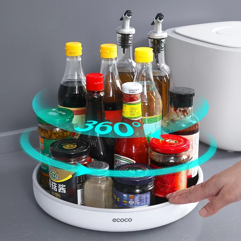 Rotating Seasoning rack Kitchen Table Top Multifunction Soy Sauce Bottle Seasonings Containing supplies Home Grand total theorizer