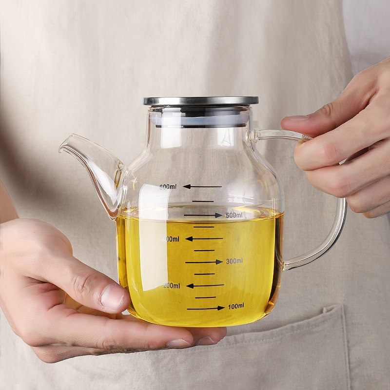 Kitchen Home glass Oil jug Anti-leak oil Oil Tank Sauce Oil Pot Pour Oil Small Items Bottle Oil Vinegar Jar Sauce Bottle Sauce