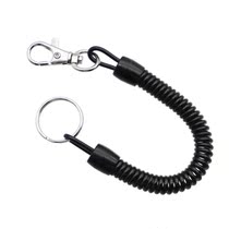 Key rope with telescopic spring rope mobile phone anti-lost elastic telescopic chain key chain for men and women key ring key chain